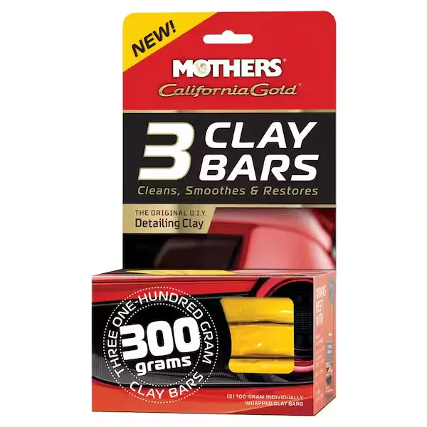 Mothers CALIFORNIA GOLD 3 CLAY BARS 07242