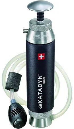 Katadyn Pocket Water Filter for Backpacking, Group Camping & Emergency Preparedness