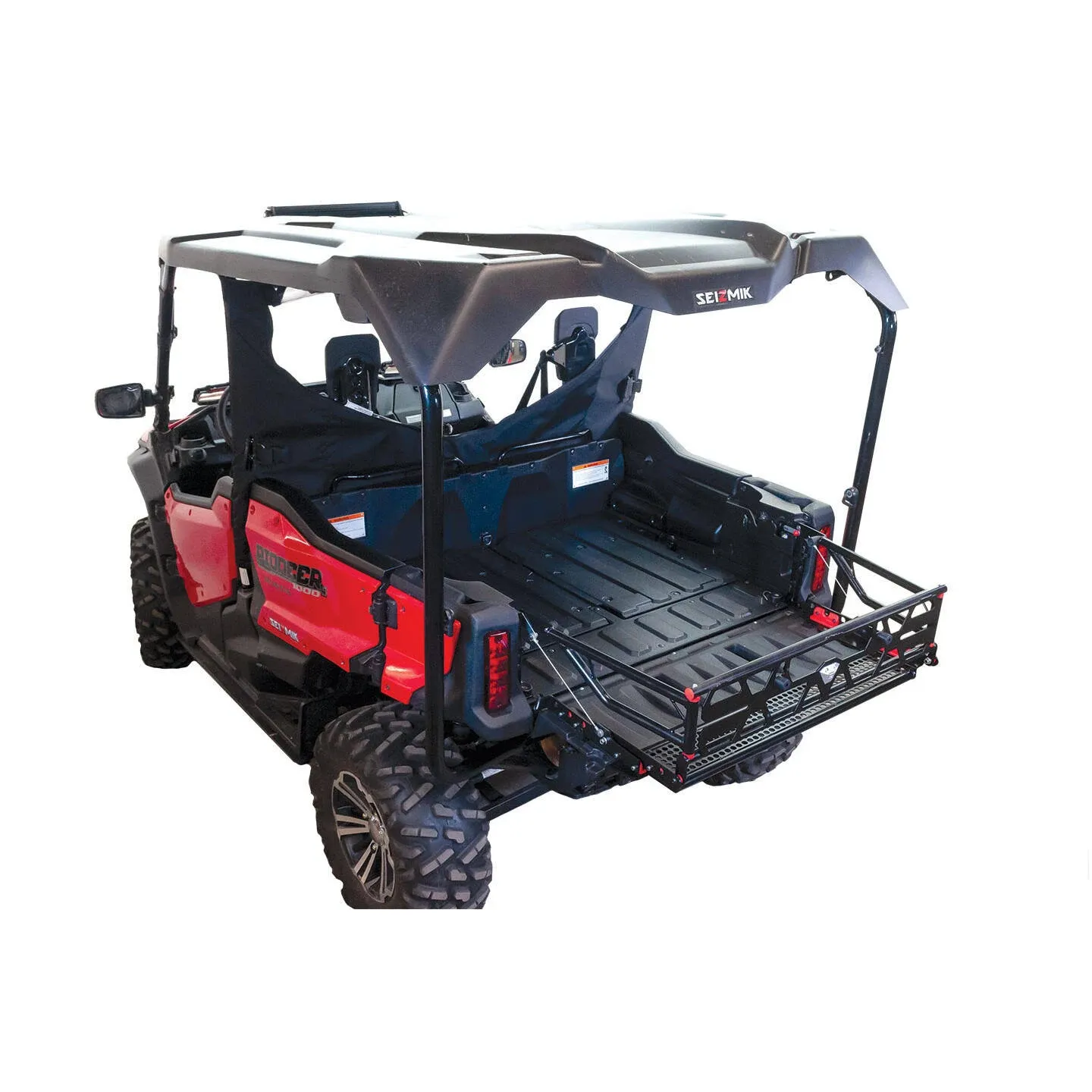 Seizmik Tailgate Cargo X10D Bed Extender Compatible with Honda Pioneer 700-4 and 1000 2015-2021 UTV Models