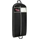 MISSLO 43 inch Travel Garment Bag for Suit, Dress, Coat, Clothes Garment Cover Moth Proof Hanging Bag, Black, Adult Unisex