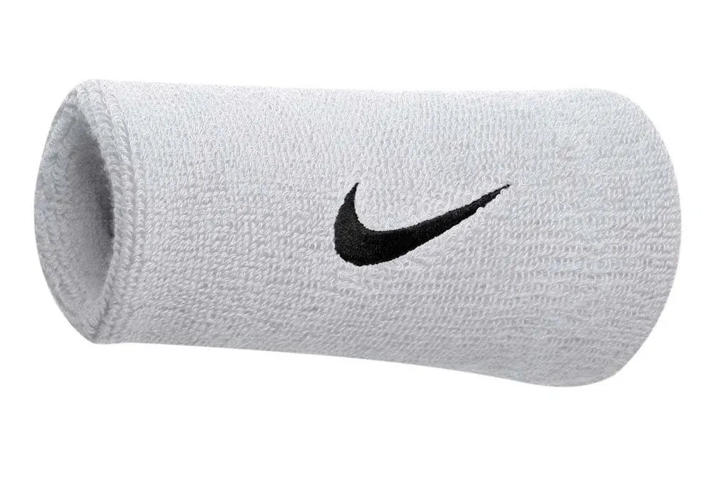 Nike Premier Doublewide Tennis Wristbands White