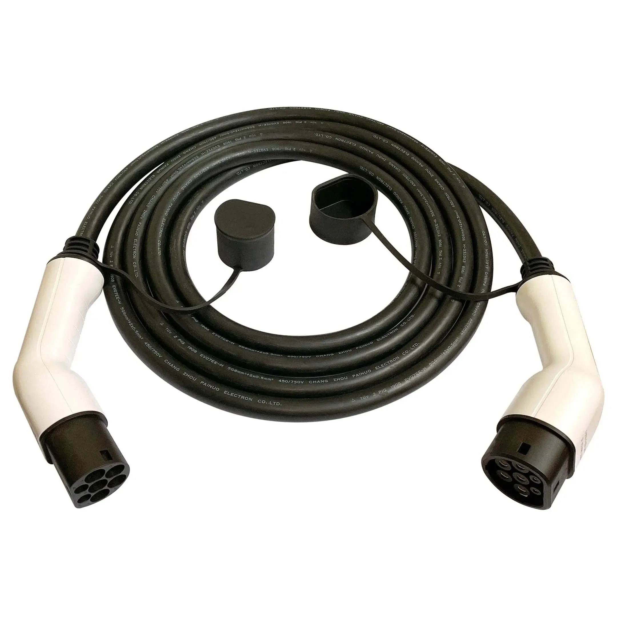 Inteset 21ft 40amp J1772 EV Extension Cord, Made in USA - for Electric Vehicl...