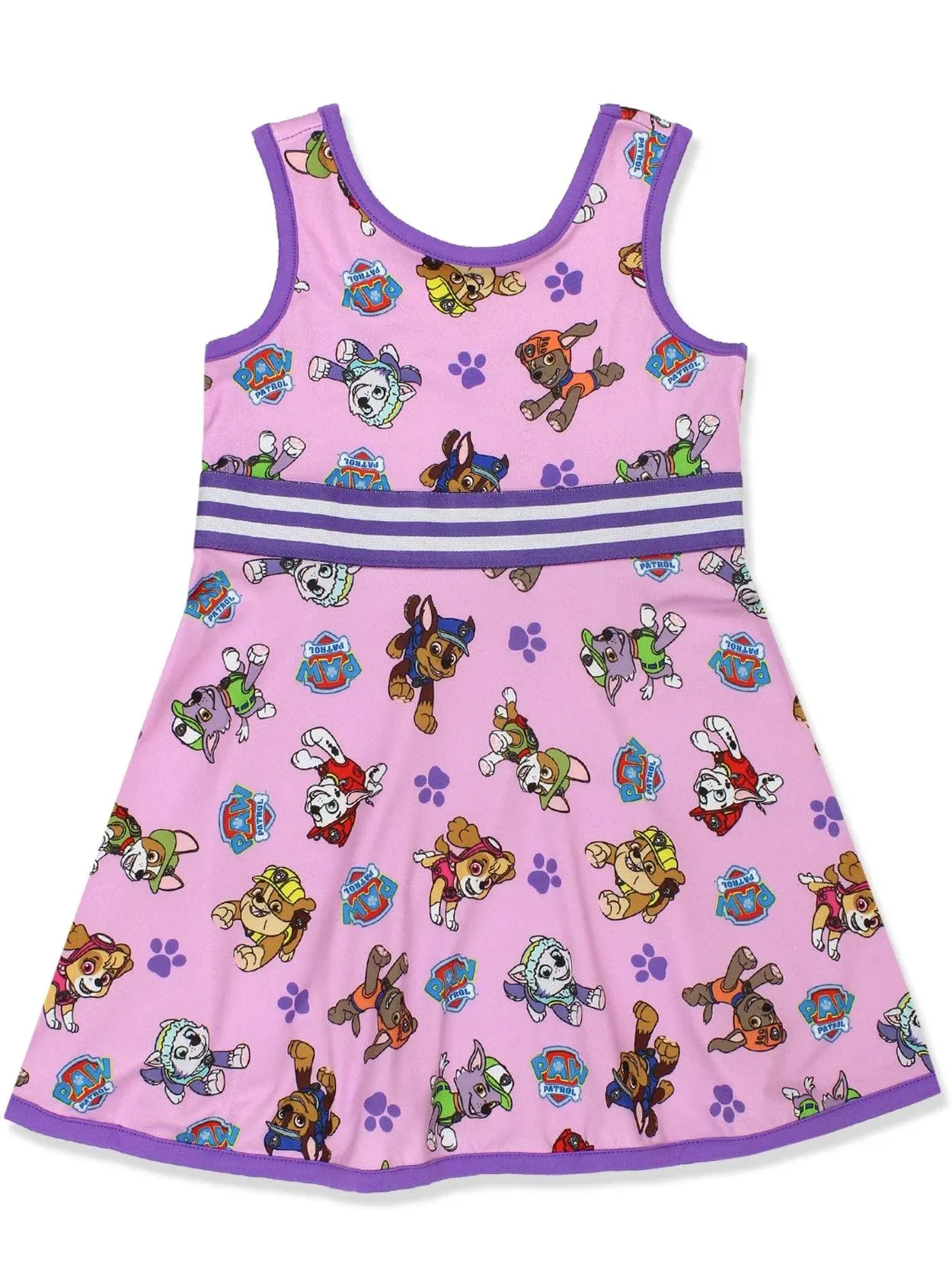 Nickelodeon Paw Patrol Toddler Girls Fit and Flare Ultra Soft Dress