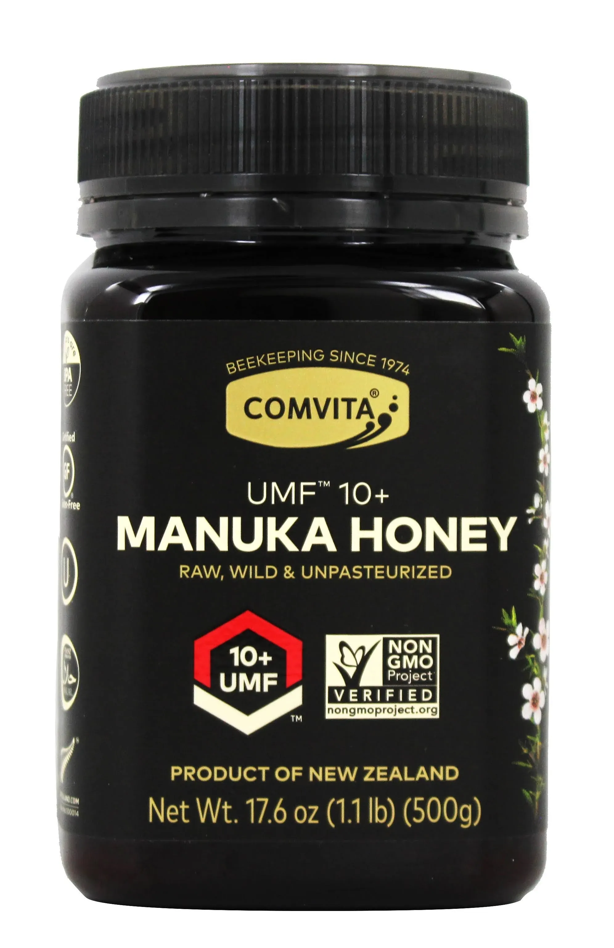 Comvita UMF 10+ Manuka Honey Certified Wild and Unpasteurized 500 g - New Sealed