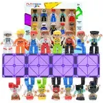 3 inch, Playmags Magnetic Figures Community Set of 15 Pieces