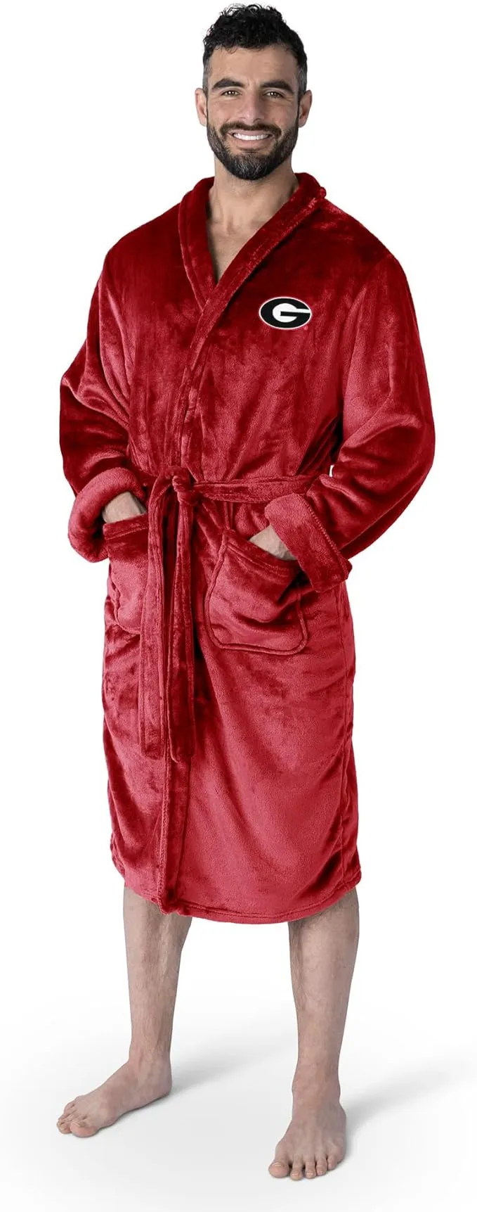 Georgia Bulldogs Silk Touch Bath Robe