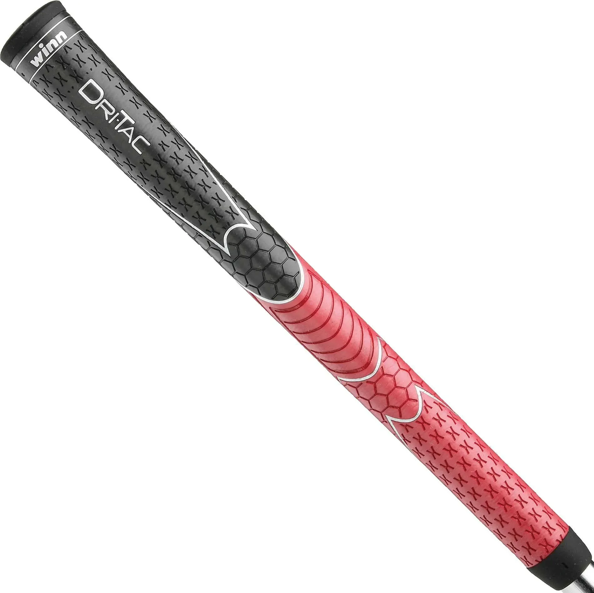 Winn Dri-Tac Standard Black/Red Golf Grip