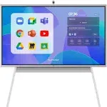 Vibe S1 4K UHD Smart Board, 75 Inch Digital Whiteboard for Office and Classroom, Electronic Presentation Meeting Device for Hybrid Work, Interative Touchscreen Display, Chrome OS and 250+ Free Apps