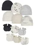 Onesies Baby Boy or Baby Girl Gender Neutral Caps & Mittens Accessories Shower Gift Set