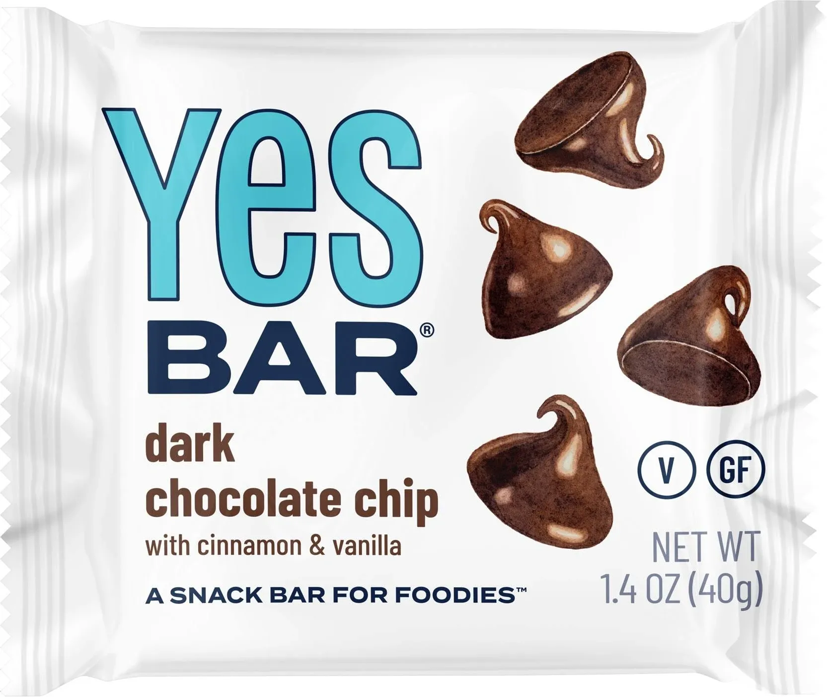 Yes Bar Dark Chocolate Chip Snack Bar