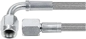 Allstar Performance All46404-36 - 36in #4 Line -4 Str/-4 90 Deg Tube Style