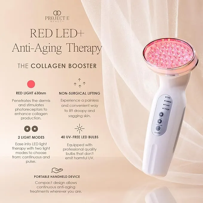 Project E Beauty Red Light Therapy Machine - Collagen Boost 630nm - Skin Firming