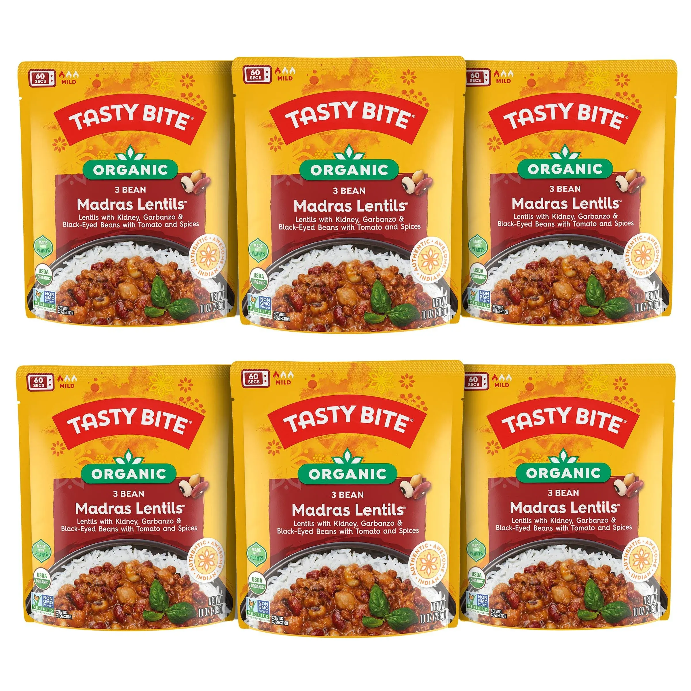 Tasty Bite Organic Madras Lentils