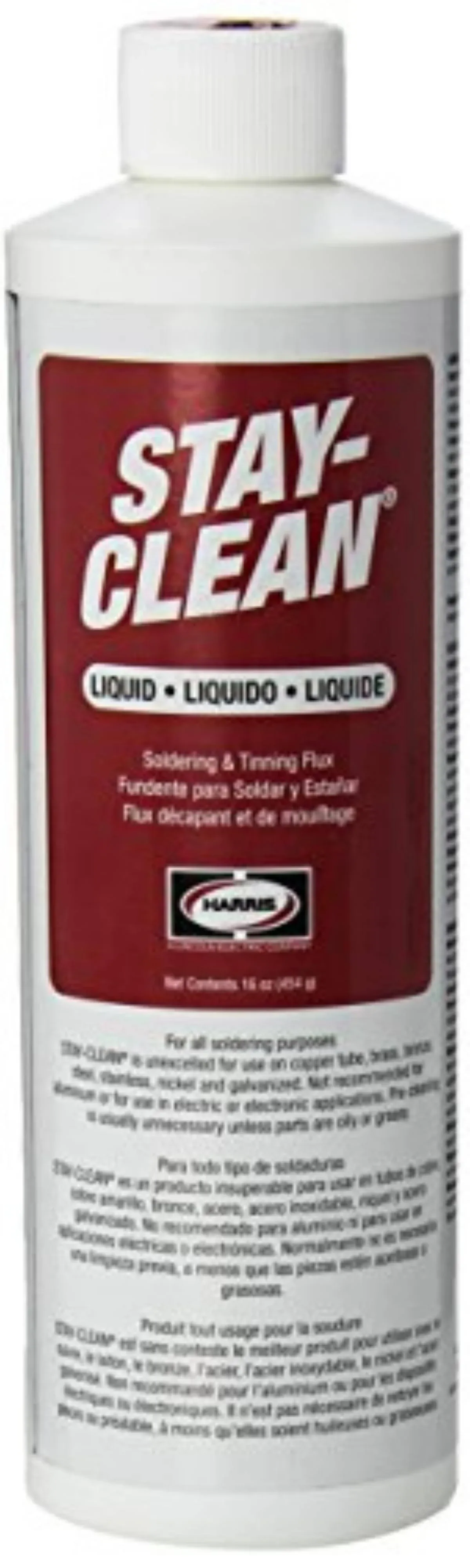 Harris SCLF16 Stay Clean Soldering Flux 16 oz.