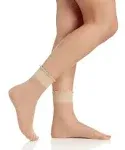 Berkshire Women's Sheer Anklet - 3 Pack in Nude (6953) | HerRoom.com