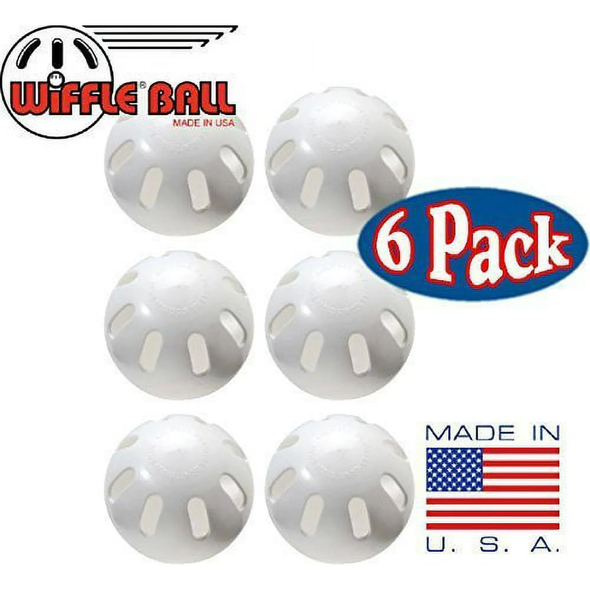 Wiffle Ball Baseballs, 6 Piece