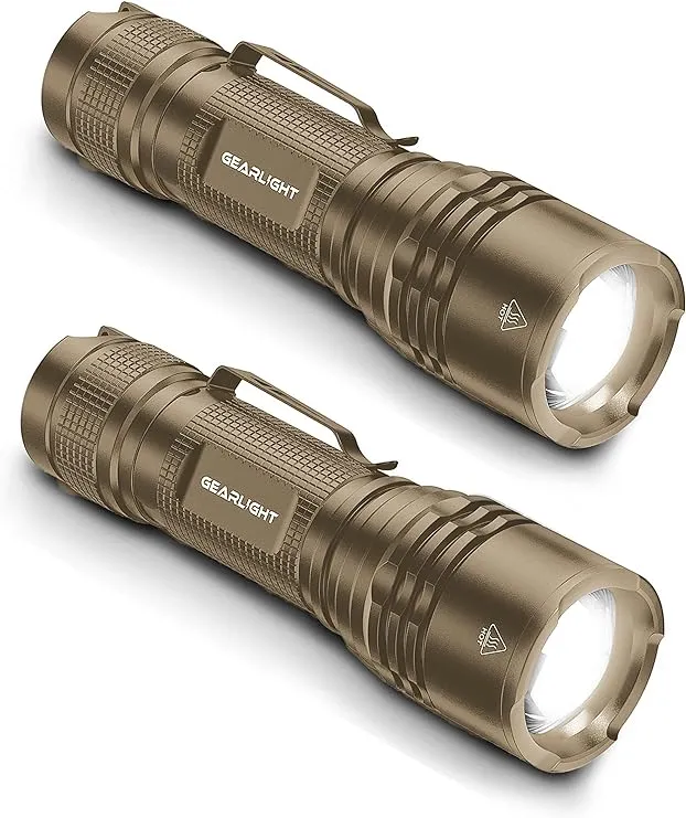 GearLight TAC LED Flashlight Pack