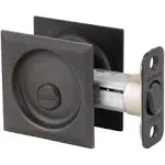 Kwikset 335SQT Square Privacy Bed/Bath Pocket Door Lock