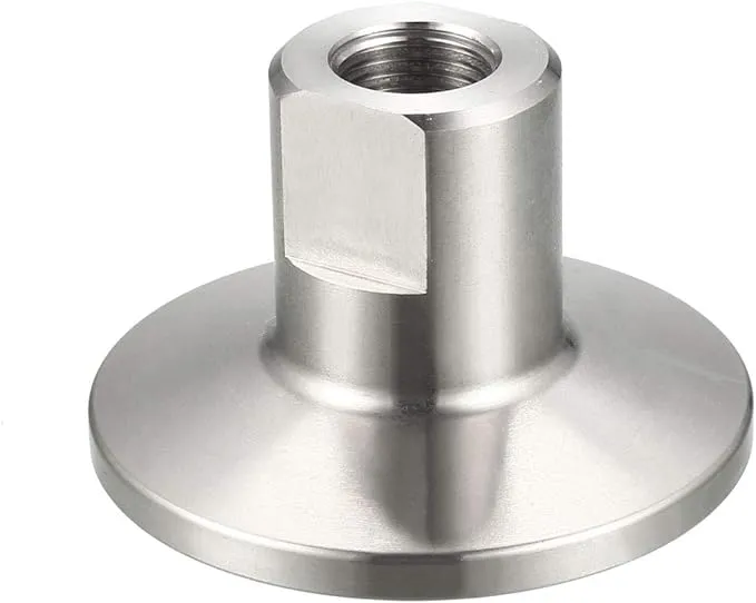 uxcell Pipe Fitting KF25 Female Threaded 1/8 PT to Clamp OD 40mm Ferrule