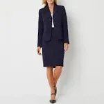 Le Suit Skirt Suit, 10 , Blue