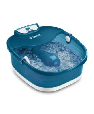 Conair Pedicure Foot Spa Bath with Heat reaching 104 Degrees, Massaging Foot Rollers, Soothing Bubbles, Pumice Stone and Nail Brush Included