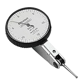 Mitutoyo 513-403-10T Dial Test Indicator Full Set Standard .008 in, 0-0.0008 in, L .0001 in Accuracy, 0001 in, Carbide