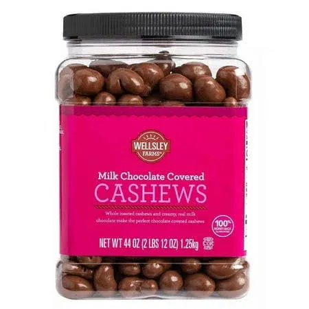 Wellsley Farms Milk Chocolate Covered Cashews