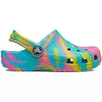 Crocs Kids' Classic Marbled Tie-dye Clog