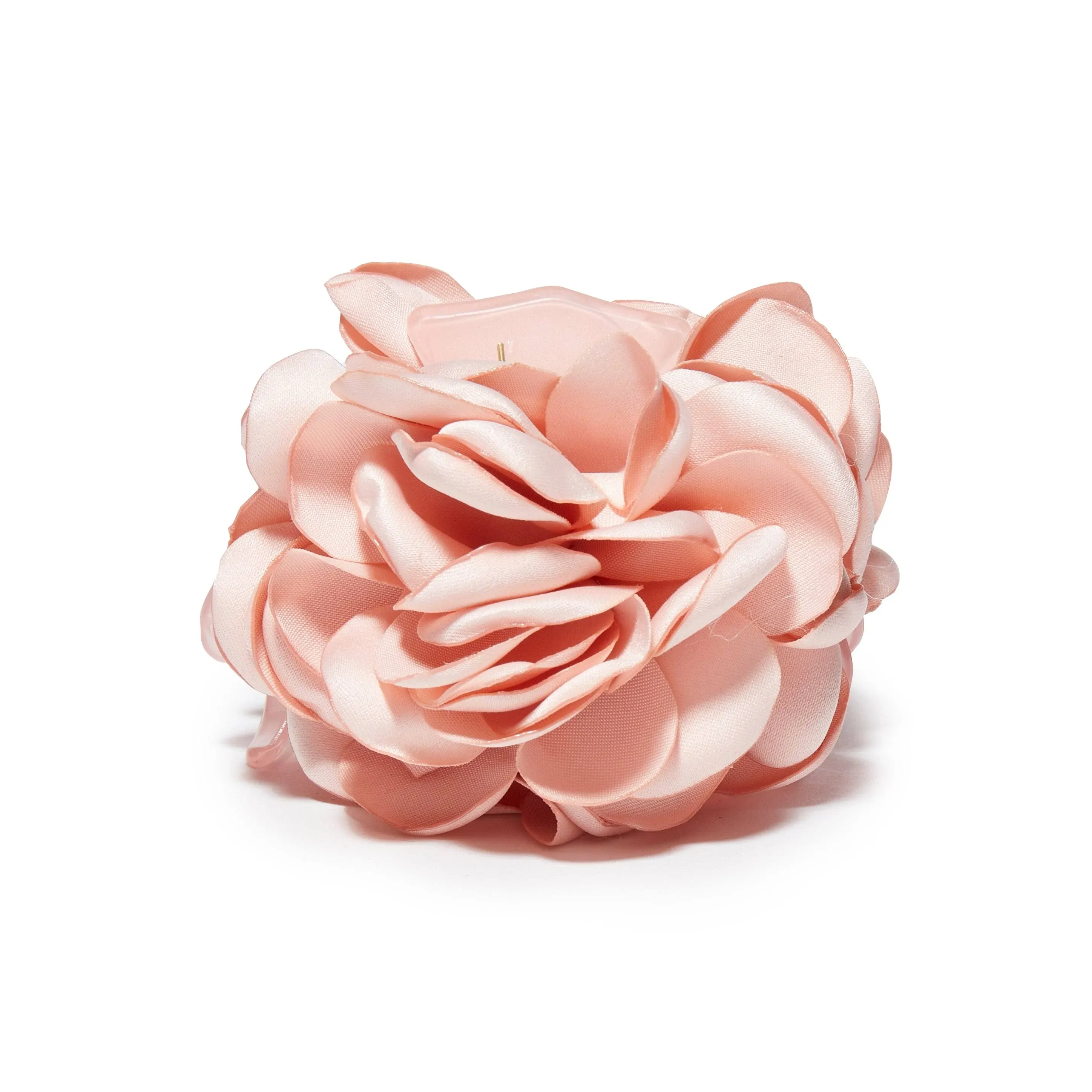 LELE SADOUGHI: Dusty Rose Peony Flower Claw Clip