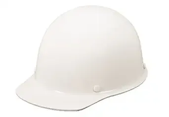 MSA Skullgard Cap Style Safety Hard Hat with Suspension - Non-Slotted Cap, Made of Phenolic Resin, Radiant Heat Loads up to 350F | Staz-On Pinlock Suspension