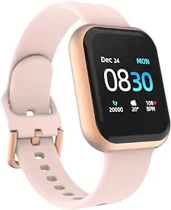 iTOUCH Air 3 Smartwatch Fitness Tracker with Heart Rate Tracker, Step Counter, Notifications, Sleep Monitor for Men Women