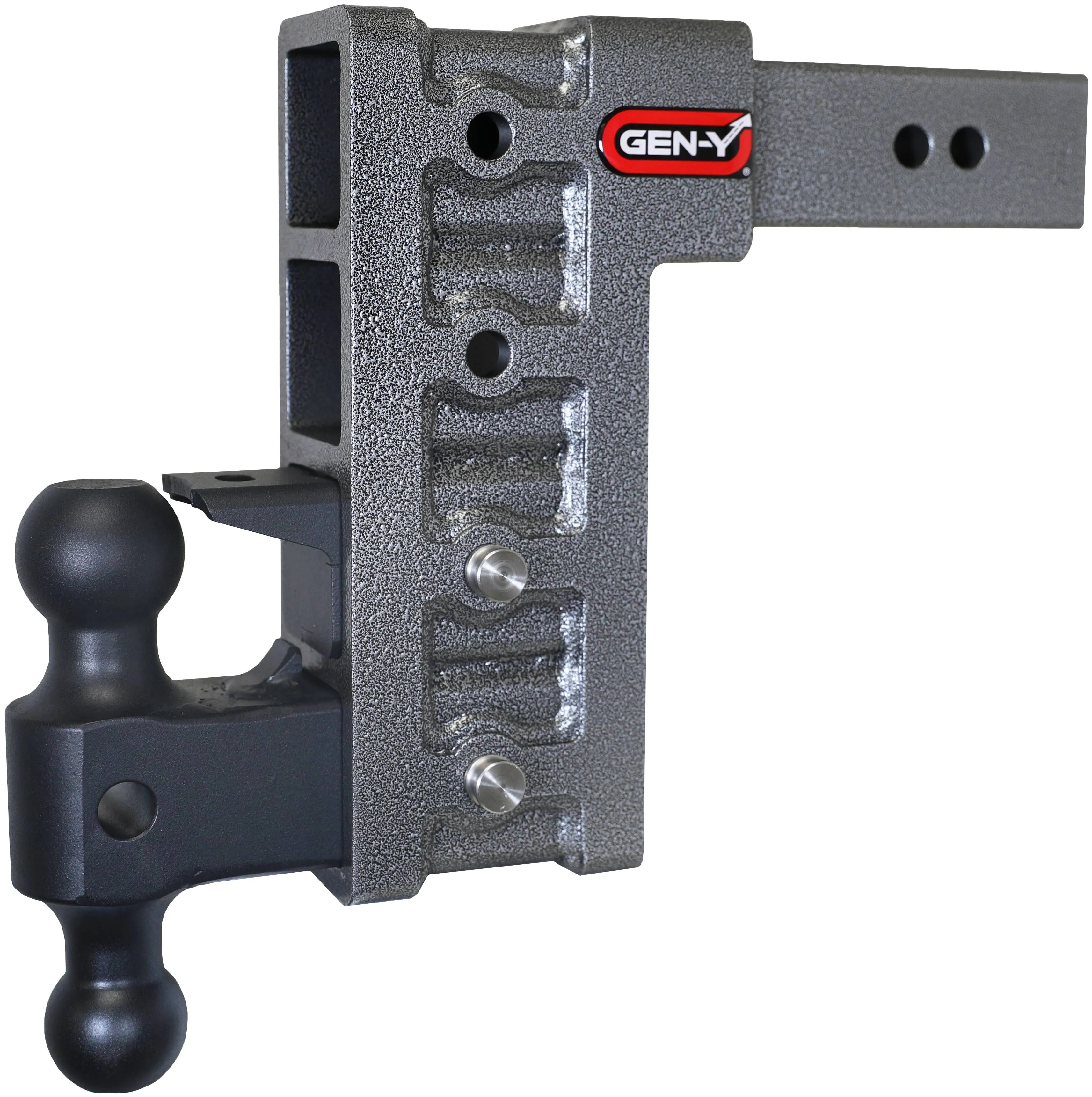 Gen-Y Hitch Gen-Y Mega Duty 2.5in Shank 12in Drop 3K TW 21K Hitch w/GH-061 Dual-Ball - GH-615