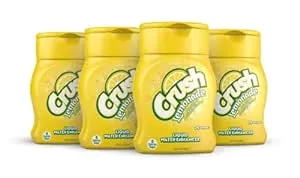 CRUSH Crush, Lemonade, Liquid Water Enhancer – New, Better Taste (4 Bottles, Makes 96 Flavored Water Drinks) 1.62 Fl Oz (Pack of 1)