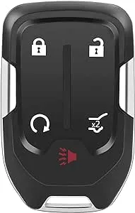 Keyless Entry Remote Key Fob, 5 Button Car Proximity Smart Key Fit for 2019-2022 GMC Sierra Chevy Silverado HYQ1EA HYQ1ES