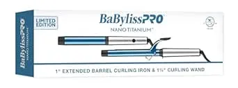 BaBylissPRO Nano Titanium Professional Curling Iron with Extended Barrel Perfect for Longer Hair