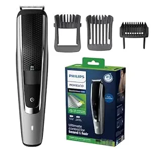 Philips Norelco All-in-One Cordless Wet/Dry Multigroom Turbo-Powered Beard Mustache & Head Trimmer Grooming Kit