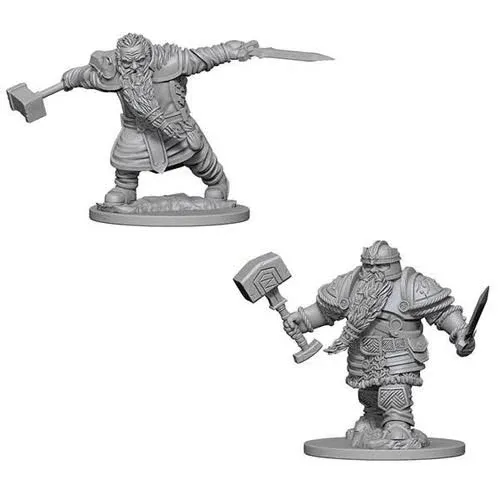 WizKids - D&amp;D Nolzur&#39;s Marvelous Miniatures 72616 - Male Dwarf Fighter