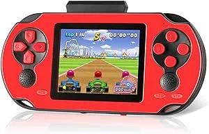 TaddToy 16 Bit Handheld Game Console for Kids Adults, 3.0'' Large Screen Preloaded 230 HD Classic Retro Video Games with USB Rechargeable Battery & 3