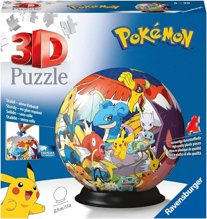 Pokemon 3D Puzzle, 72 Pieces