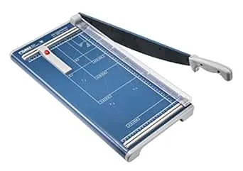 Dahle 534 Professional Guillotine Trimmer, 18" Cut Length, 15 Sheet Capacity, Self-Sharpening, Manual Clamp, German Engineered Cutter