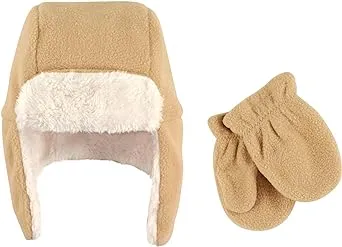 Hudson Baby 2-Piece Trapper Hat and Mitten Set