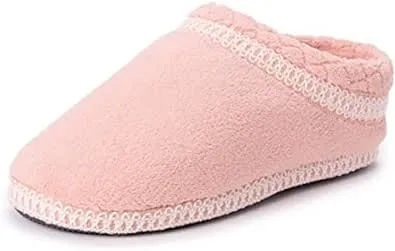 MUK LUKS Womens Rita Micro Chenille Full Foot Slippers