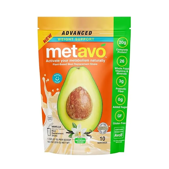 Metavo Advanced Weight Support Meal Replacement Vanilla, 9.5 oz.