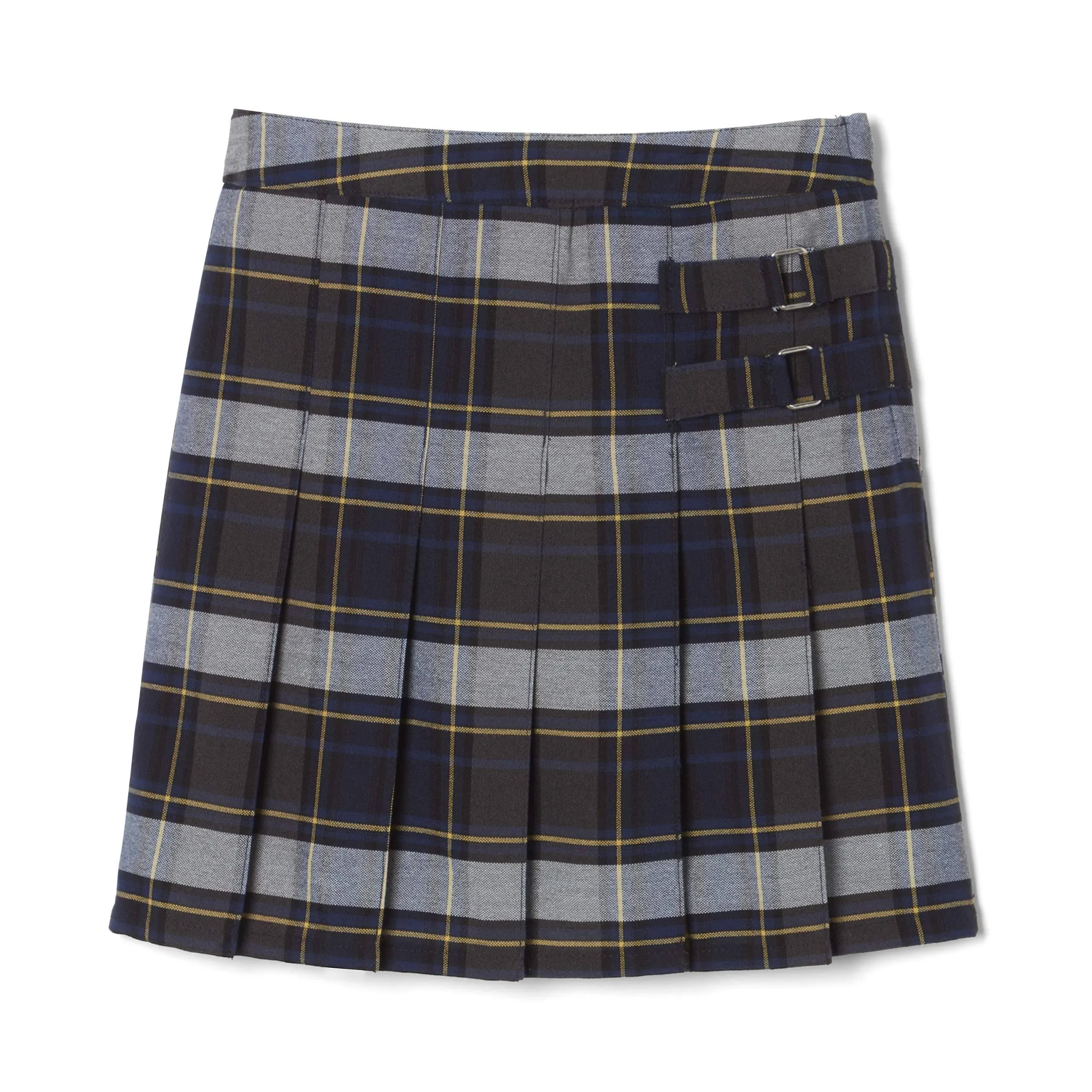 French Toast Girls Adjustable Waist Plaid 2-Tab Scooter