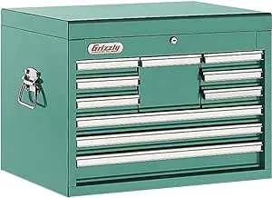 Grizzly Industrial H5652-10-Drawer Full-Depth Tool Chest