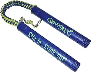 Glovestix Shoe Deodorizer & Odor Eliminator for Hockey & Lacrosse Gloves, Boxing & Soccer Gear, Smelly Gym Bags & Sports Equipment. Non-Toxic Odor Remover. As Seen on Shark Tank (1 Set of Sticks)