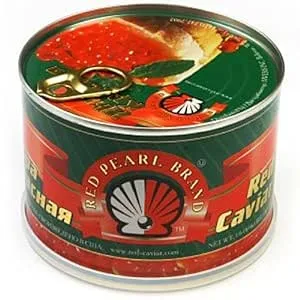 Red Pearl Salmon ( Red ) Caviar in Can ( 454g / 1 Lb )