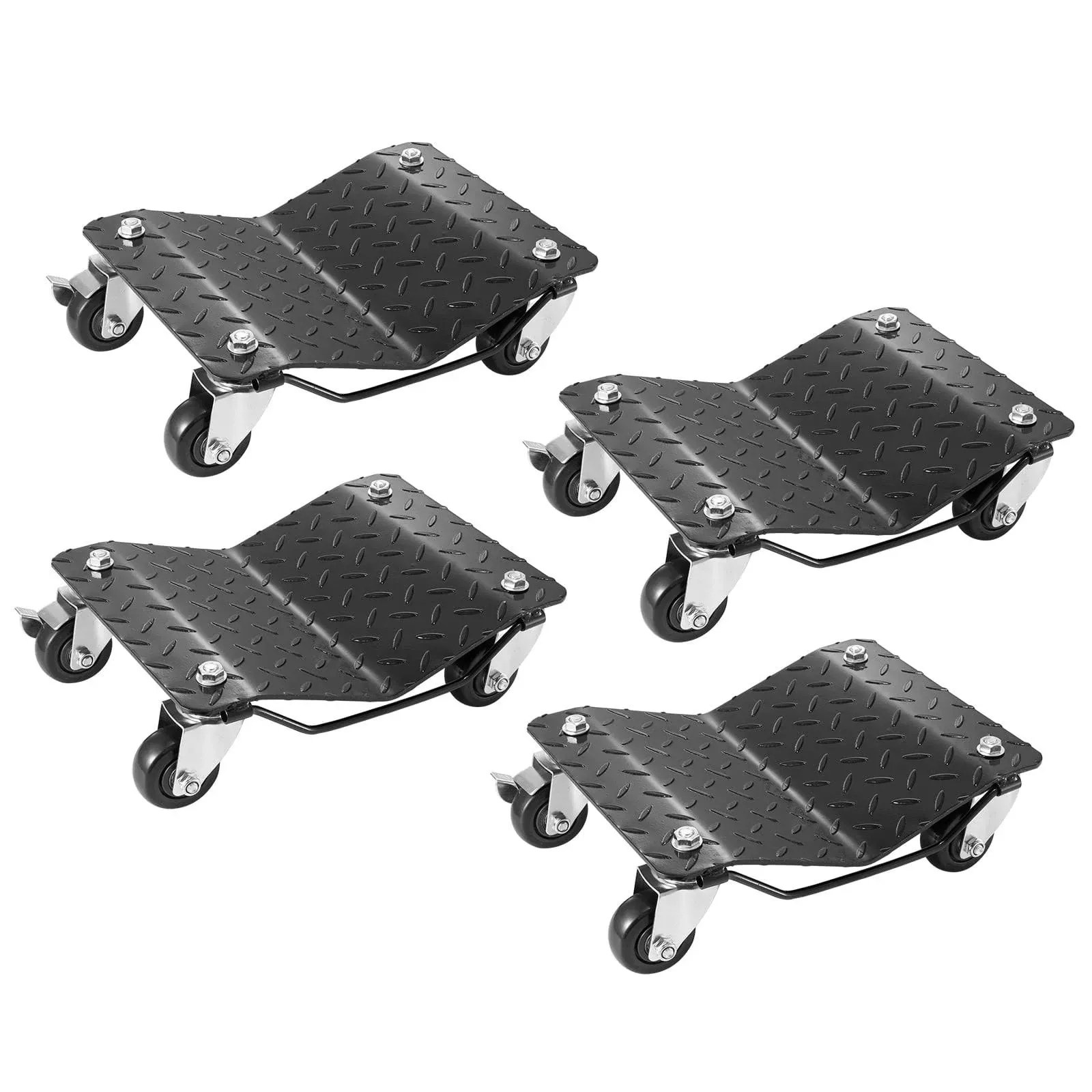 VEVOR Wheel Dolly 6000 lbs/2722 kg Car Moving Dolly Wheel Dolly Car Tire Stake Set of 4 Piece