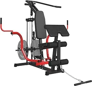 GMWD Bench Press Bench, 660lb Capacity Chest Machine, Shoulder Press, PEC Fly, LAT Pulldown