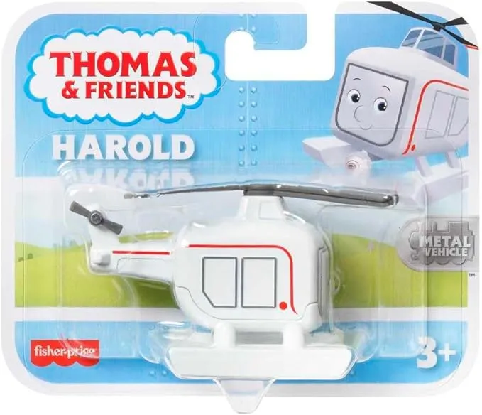 Thomas & Friends Fisher-Price Harold Metal Engine Helicopter Toy for Preschool Kids Ages 3 Years and Up